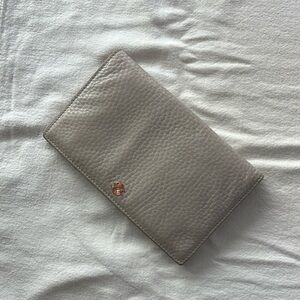 Dagne Dover cream color leather wallet matches crossbody bag sold separately